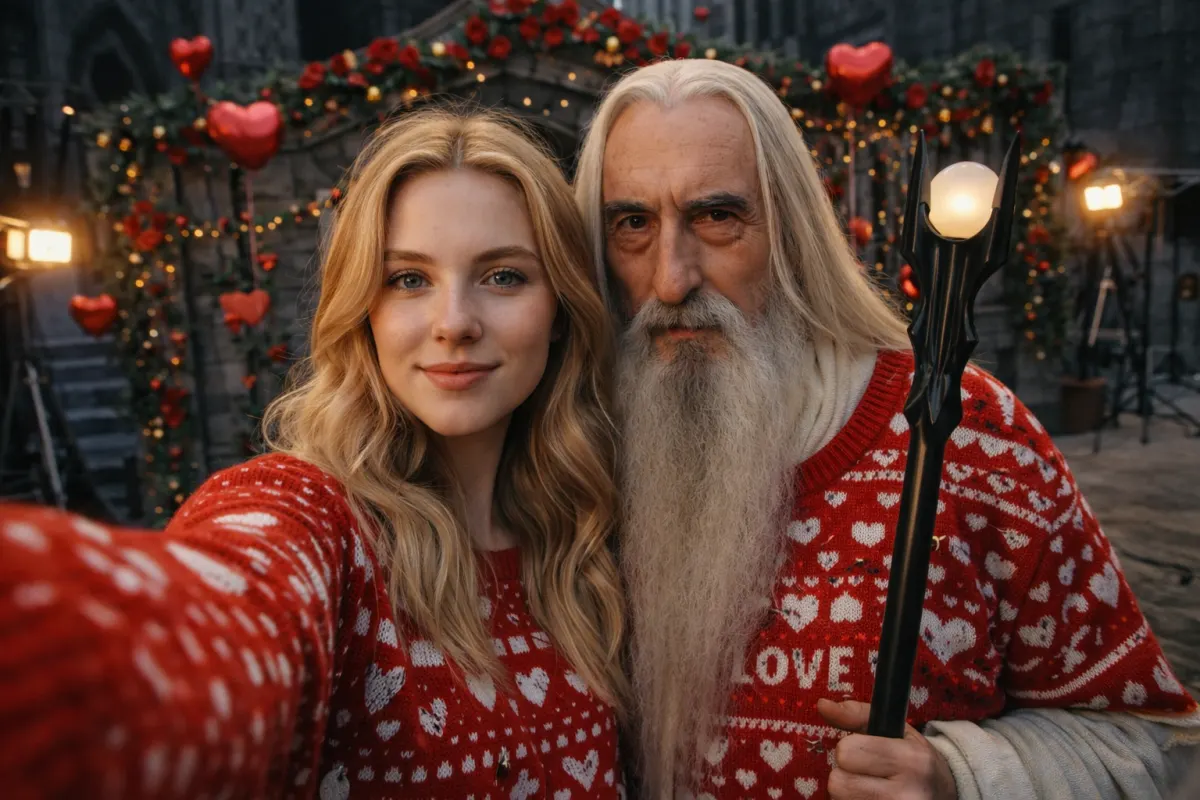 Селфи с Саруманом из Властелина колец на 14 февраля