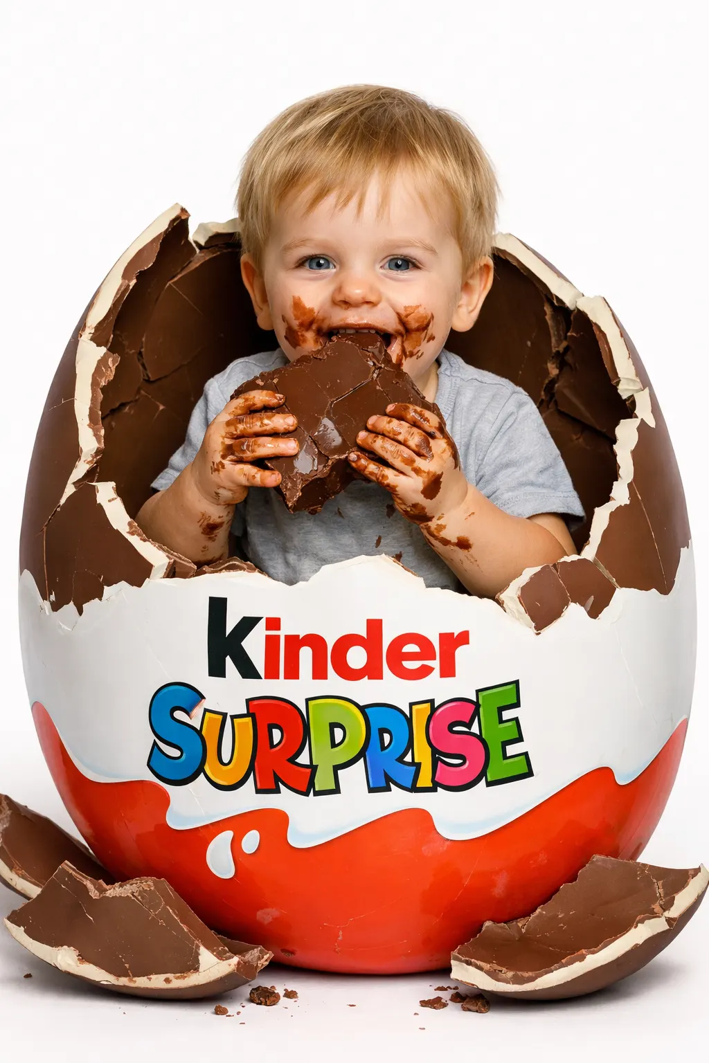 Ребенок в шоколадном яйце Kinder Surprise