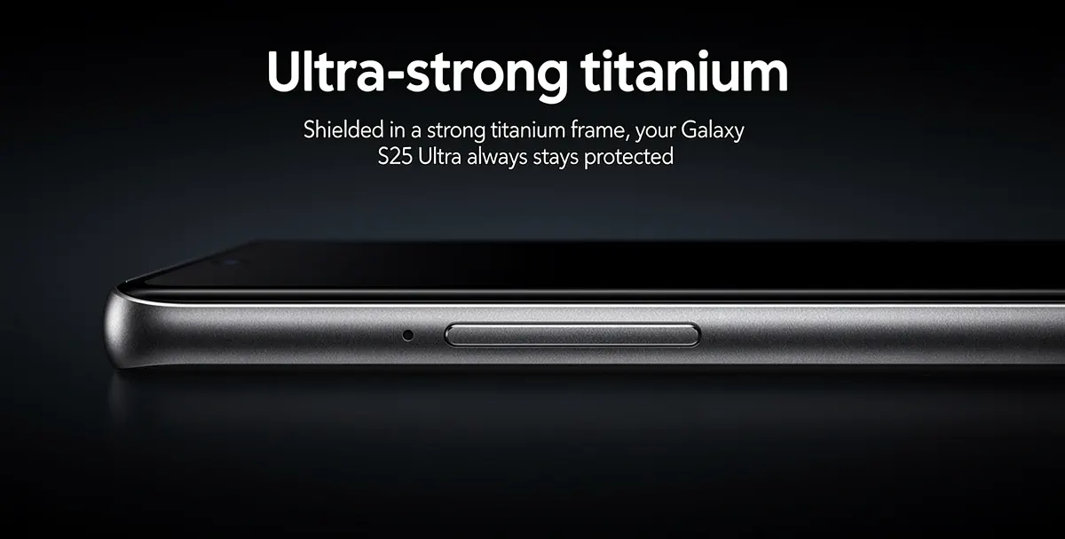Samsung S25 Ultra промт для фото и видео — Фотосессия в титановом корпусе